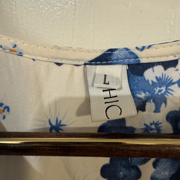 Chicwish White and Blue Floral Maxi Dress - Picture 2 of 6